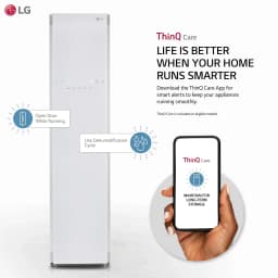 Lg S3wfbn 18" Wide Steam Closet - White - Thumbnail 2