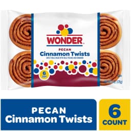 Wonder Cinnamon Twist, Cinnamon and Pecan Baked Pastry Rolls, 6 oz, 6 Count - Thumbnail 9