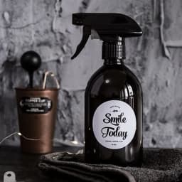 500ml Plastic Brown Spray Bottle Gentle Spray A Super-Fine Mist, Clear Empty Bottle For Hair/Misting Plants/Cleaning Liquid - Thumbnail 6