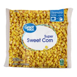 Great Value Whole Kernel Corn, 12 oz Steamable Bag (Frozen) - Thumbnail 1