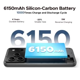 Doogee Android 16 Phone with Gemimi AI,32GB+128GB/2TB cell Phone Unlock,6150mAh Battery,6.56"HD+90Hz Ips,Dual Camera/Nfc/Otg/Face ID - Thumbnail 7