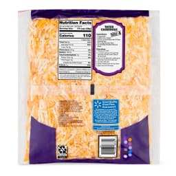 Great Value Colby & Monterey Jack Shredded Cheese, 32 oz Bag - Thumbnail 7