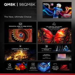 TCL 98" Class QM8K Series QD-Mini LED QLED 4K UHD Smart Google TV (NEW, 2025) - 144Hz, Local Dimming - Thumbnail 5