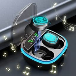 Todaioua Language Translation Device, Multilingual Communication Tool, Real-Time Interpreter, Interpreting Headset Bluetooth Headset with Support - Thumbnail 1