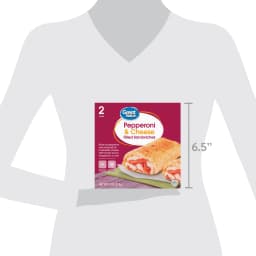Great Value Pepperoni & Cheese Filled Sandwiches, 9 oz, 2 Count (Frozen) - Thumbnail 7