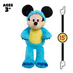 Silly Roaring Mickey Mouse, Interactive Roaring and Moving Feature 12 Inch Plush, for Boys and Girls Ages 3 and up - Thumbnail 3
