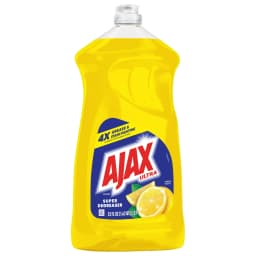 Ajax Ultra Liquid Dish Soap, Super Degreaser, Mess-Free, Easy-Flip Cap, Lemon Scent, 52 fl oz - Thumbnail 13