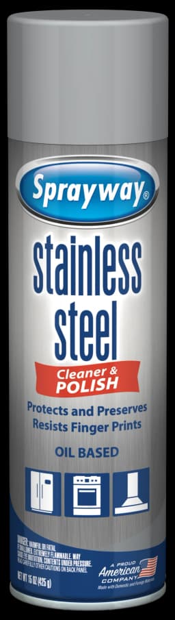 Sprayway 15 Ounce Stainless Steel Cleaner and Polish - Thumbnail 2