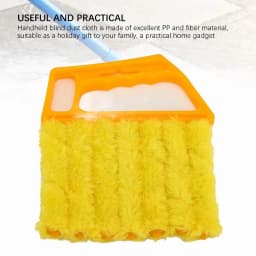 New Knack - Blind Cleaner Tool Brush Duster – Dust Cloth For Air Conditioner, Window Blinds - Thumbnail 6