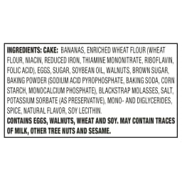 Marketside Banana Nut Sliced Cake, 14.1 oz, 8 Count - Thumbnail 5