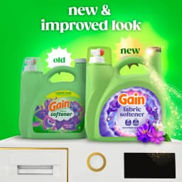 Gain Liquid Laundry Fabric Softener and Conditioner, Moonlight Breeze Scent, 140 fl oz, 190 Loads - Thumbnail 2