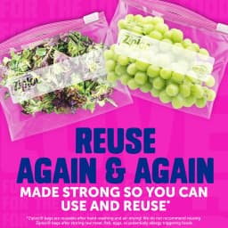 Ziploc® Brand Storage Slider Gallon Bags, Power Shield™ Technology, Expandable Bottom, 68 Count - Thumbnail 6