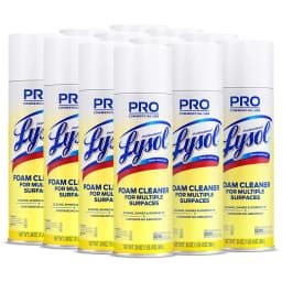 Lysol® Professional Disinfectant Foam Cleaner, 24 Oz., Case - Thumbnail 1