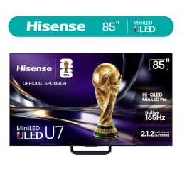 Hisense 85" U7 Mini-LED ULED 4K UHD Smart Google TV (85U7SG, 2026 Model) - Hi - QLED MiniLED , Native 165Hz, VRR 330 - Thumbnail 1
