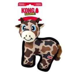 KONG® Ballistic® Cow Squeaker Dog Toy, Medium, for Dogs Between 15-35 lbs - Thumbnail 6