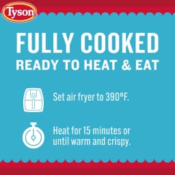 Tyson Frozen Crispy Chicken Breast Strips, 25 oz, 13g Protein per Serving (Fully Cooked) - Thumbnail 6