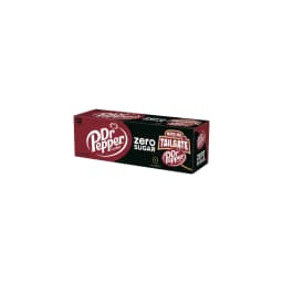 Dr Pepper Zero Sugar Soda Pop, 12 fl oz, 12 Pack Cans - Thumbnail 12