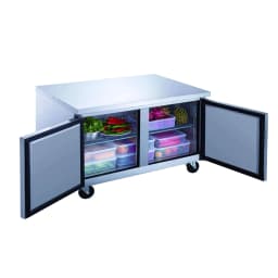 Dukers DUC60F 60 cu ft 2-Door Stainless Steel Commercial Freezer - Thumbnail 2