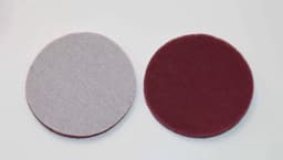 10Pc Drill Brush Replacement Scour Pads - Red 4" Round For Power Scrubber Driver - Thumbnail 2