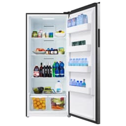 Smad 33 lnch Refrigerator Stainless Steel 21 Cu ft Right Door Fridge Indoor Garage - Thumbnail 1