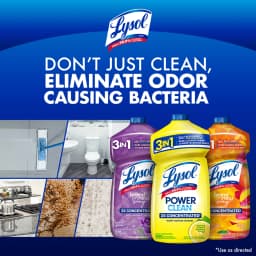 Lysol All Purpose Cleaner, Multi-Surface Disinfectant Floor Cleaner for Mopping Solution, for Bathroom & Kitchen, Mango & Hibiscus, 28 fl oz - Thumbnail 3