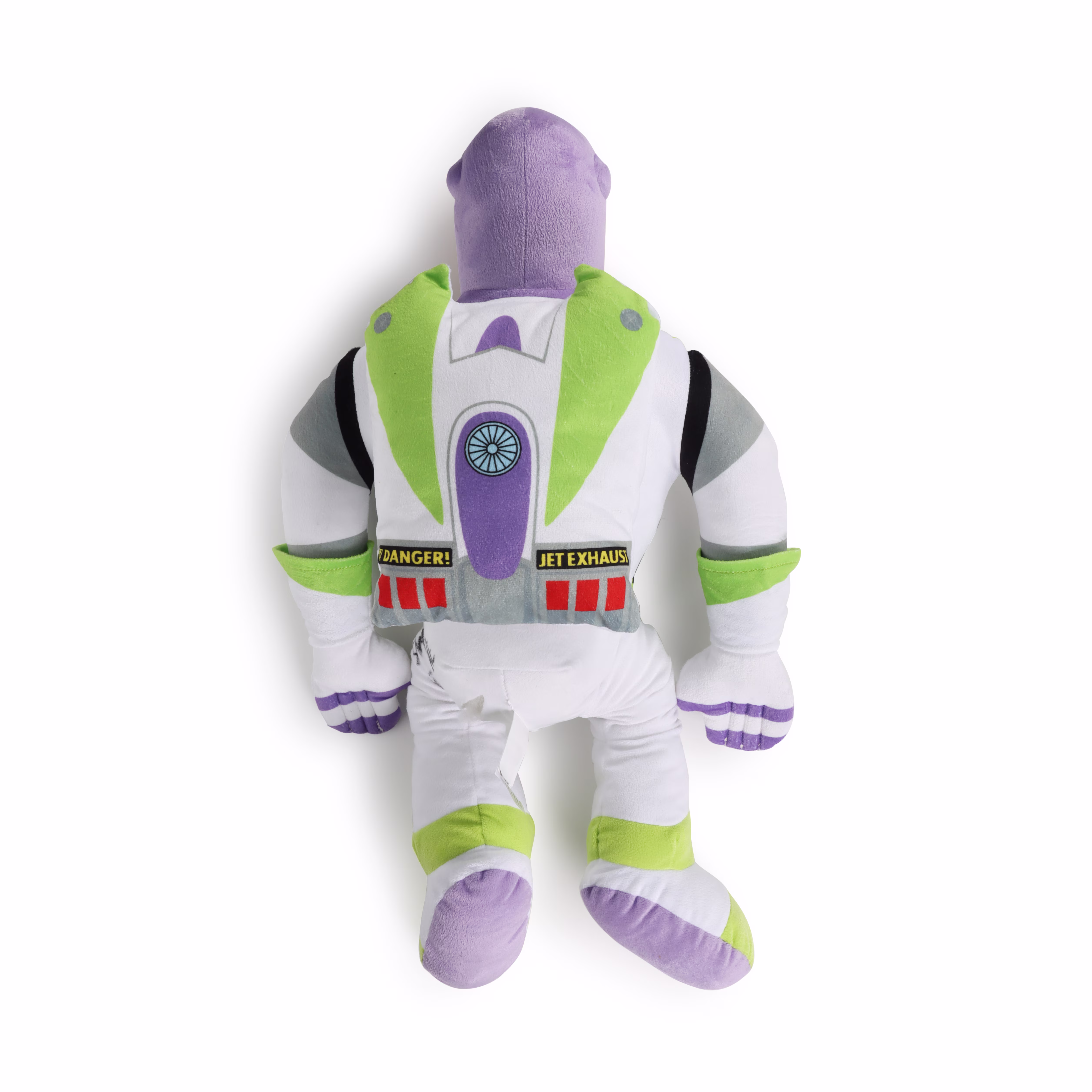 Buzz Lightyear Kids Decorative Pillow Buddy, Polyester Velboa, Green & Purple, 23", Toy Story, Disney - Thumbnail 7