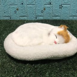 BESTSKY Cat Stuffed Animal,32*27*11cm Realistic Design Cat Stuffy,Soft Plush Breathing Function Stuffed Animal Cat,Style1 - Thumbnail 4