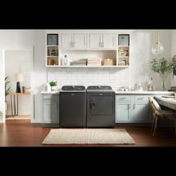 Whirlpool 7.0 Cu.Ft. Electric Dryer in Black WED6150PB - Thumbnail 3