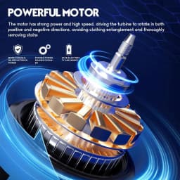 SUNCROWN Portable Washing Machine, 6.6 Lbs Compact Mini Portable Washer, Single Tub Semi-Automatic Laundry Washer Machine for Apartments, Dorms, RV - Thumbnail 5