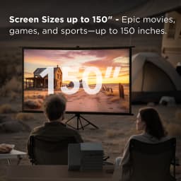 TCL PlayClube 1080P Portable Smart Projector with Google TV (New) - Magic Cube Design with 2.5 Hr Battery - Thumbnail 7