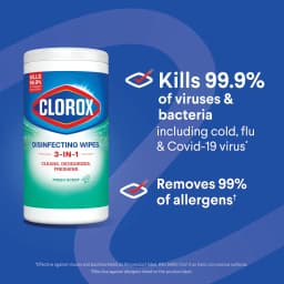(6 pack) Clorox Bleach-Free Disinfecting and Cleaning Wipes, Fresh Scent, 75 Count - Thumbnail 4