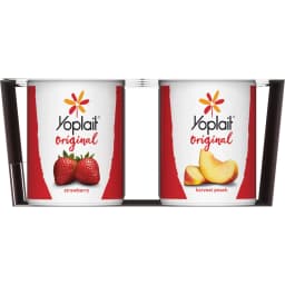 Yoplait Original Low Fat Yogurt Variety Pack, Made with Real Fruit, 8 Yogurt Cups, 48 oz - Thumbnail 12