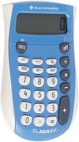 Texas Instruments TI-503 SV Standard Function Calculator, Black - Thumbnail 4