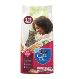 Purina Cat Chow Healthy Aging 7+ Senior Dry Cat Food, Chicken, 3.15 lb. Bag - Thumbnail 1