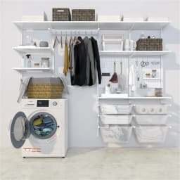 Pemberly Row 2.7 cu. ft. All-in-One Washer & Dryer Combo in White - Thumbnail 4