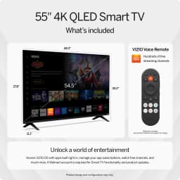 VIZIO 55" Class Quantum 4K QLED HDR Smart TV (VQD55R-10) - Thumbnail 3