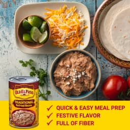 (4 pack) Old El Paso Traditional Refried Beans (16 oz Can) - Thumbnail 13