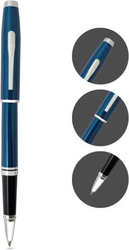 Cross Coventry Blue Lacquer Rollerball Pen - Thumbnail 5