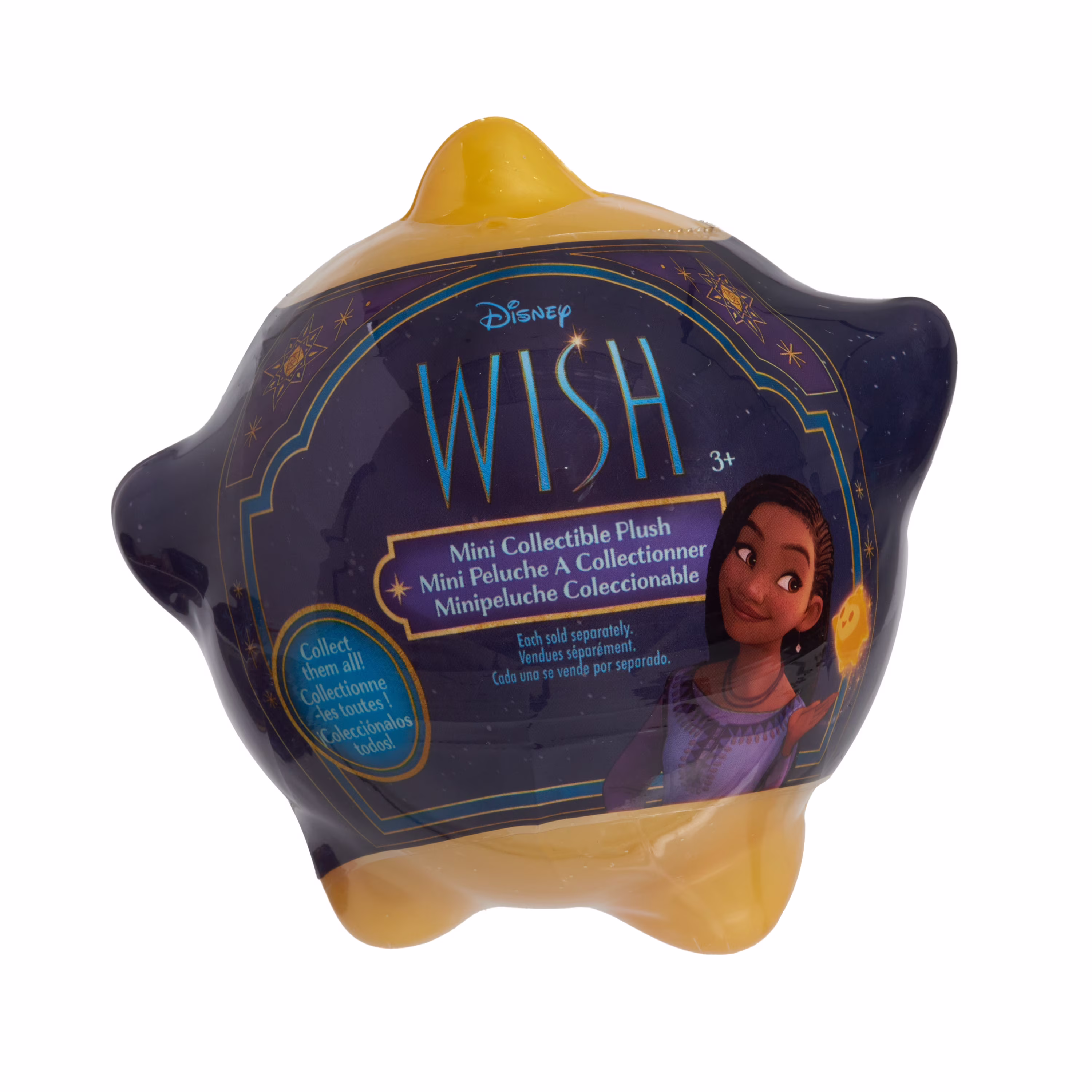 Disney Wish Mini Collectible 3-inch Plush Toy in Wishing Star Blind Bag Inspired Capsule, Kids Toys for Ages 3 up - Thumbnail 1