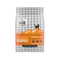 "I and love and you" Naked Essentials Chicken & Duck Flavor Dry Cat Food Grain-Free, 3.4 lb. Bag - Thumbnail 1