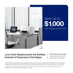 Epson EcoTank ET-4810 Wireless All-in-One Cartridge-Free Supertank Printer with Scanner, Copier, Fax, ADF and Ethernet - Thumbnail 3
