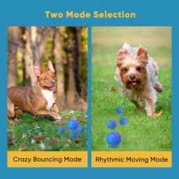 Petbobi Interactive Toy Dog Ball, Active Rolling Ball for Dogs with Flashing LED Light, Moving Bouncing Toys Ball for Medium Large Dogs, USB - Thumbnail 3