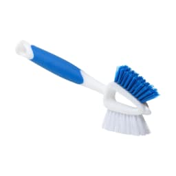 Clorox 2-In-1 Double-Sided Tile and Grout Bathroom Cleaning Brush, Blue/White - Thumbnail 3
