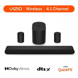 VIZIO 4.1 Soundbar with Dolby Atmos, Wireless Surround Speakers & Compact Subwoofer, QuickFit Compatible (SV410XW-0905) - Thumbnail 1