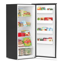 Upright Convertible Refrigerator Freezer 21 cu. ft. Silver - Thumbnail 2
