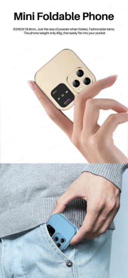 Senior Flip Phone with Dual SIM - Easy-to-Use Elderly Cell Phone, Large Buttons, Loud Sound, 1.3MP Camera & LED Flashlight - Includes 1400mAh Battery, Data Cable - Thumbnail 8