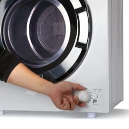 BLACK+DECKER BCED26 Compact Dryer for Standard Wall Outlet, Small, 5 Modes, Load Volume 8.8 lbs., White - Thumbnail 2