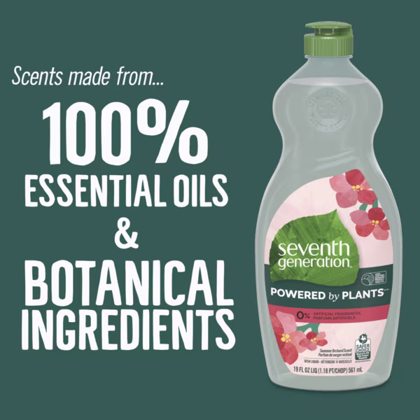 Seventh Generation Hand Dish, Summer Orchard, 19 fl oz - Thumbnail 4