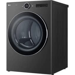 LG DLGX6701B 7.4 Cu. Ft. Black Stainless Front Load Stackable Smart Gas Dryer - Thumbnail 2