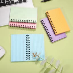 Small Notepad Notebook Ruled Spiral Bound Cards Blank Index Tearable Paper 5 Pcs - Thumbnail 2